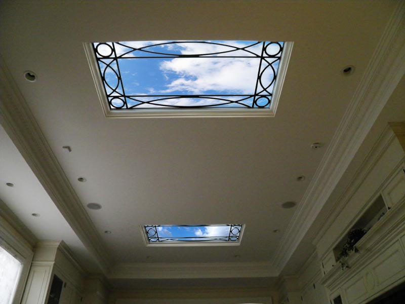 Virtual skylights (LCD panels)